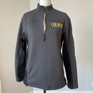 Campus Heritage size small Iowa Hawkeyes quarter zip university football unisex